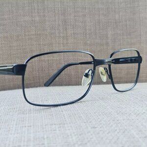 Kirkland Signature Eyeglasses Black matte Metal Frame 56[]16 135 Made in Italy